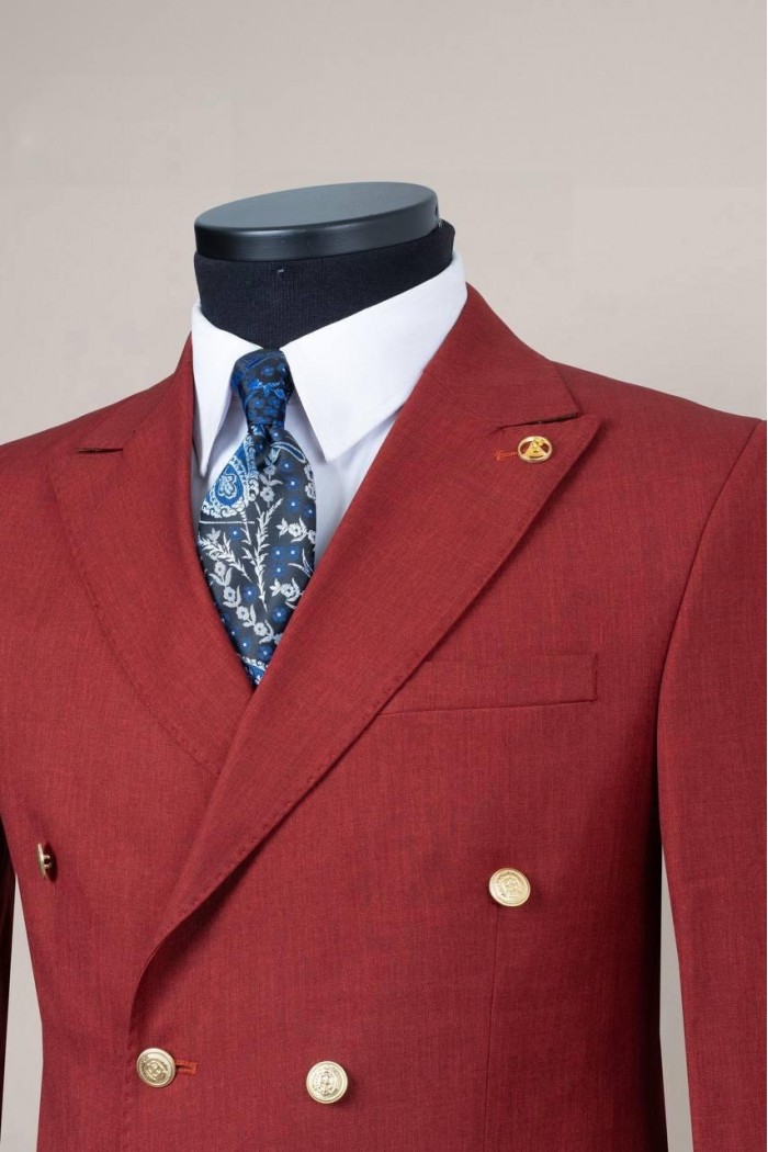 Alfa Suit Slim Fit Kahverengi Düz Takım Elbise Alfa Suit Slim Fit Kahverengi Düz Takım Elbise
