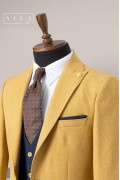 Alfa Suit Slim Fit Bej Düz Takım Elbise Alfa Suit Slim Fit Bej Düz Takım Elbise