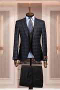 Alfa Suit Slim Fit Açık Gri Düz Takım Elbise Alfa Suit Slim Fit Açık Gri Düz Takım Elbise