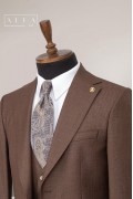 Alfa Suit Slim Fit Açık Gri Düz Takım Elbise Alfa Suit Slim Fit Açık Gri Düz Takım Elbise