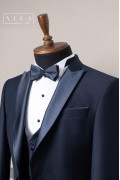 Alfa Suit Slim Fit Koyu Gri Düz Takım Elbise Alfa Suit Slim Fit Koyu Gri Düz Takım Elbise
