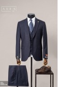 Alfa Suit Slim Fit Açık Gri Düz Takım Elbise Alfa Suit Slim Fit Açık Gri Düz Takım Elbise