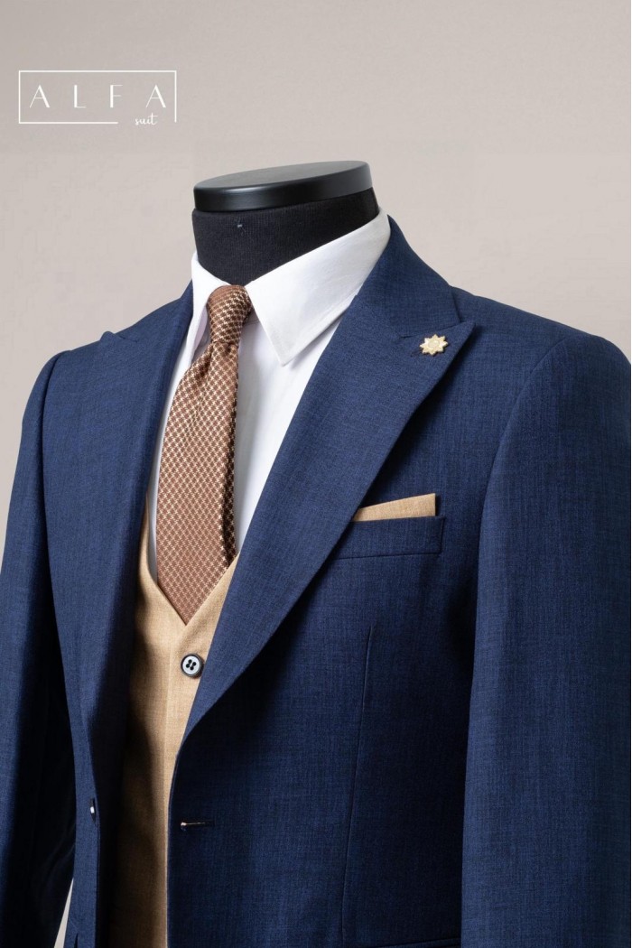 Alfa Suit Slim Fit Koyu Gri Düz Takım Elbise Alfa Suit Slim Fit Koyu Gri Düz Takım Elbise