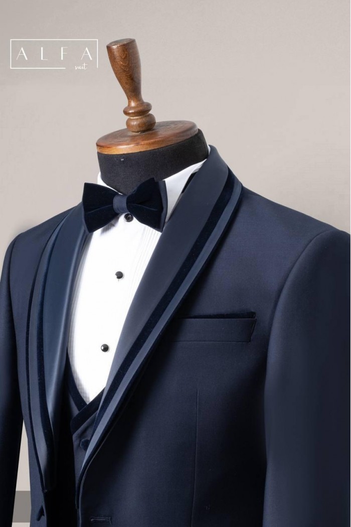 Alfa Suit Slim Fit Koyu Gri Düz Takım Elbise Alfa Suit Slim Fit Koyu Gri Düz Takım Elbise