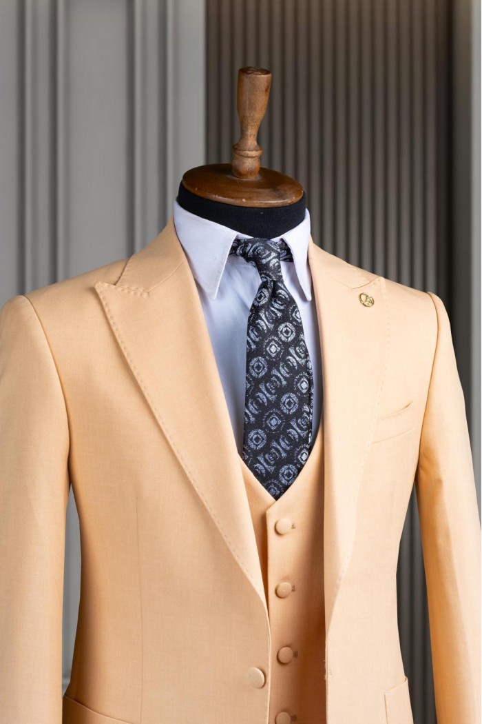 Alfa Suit Slim Fit Açık Gri Düz Takım Elbise Alfa Suit Slim Fit Açık Gri Düz Takım Elbise