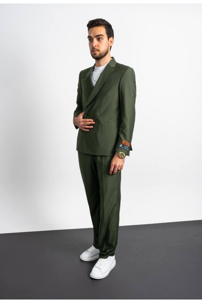 Alfa Suit Slim Fit Açık Gri Düz Takım Elbise Alfa Suit Slim Fit Açık Gri Düz Takım Elbise