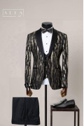 Alfa Suit Slim Fit Açık Gri Düz Takım Elbise Alfa Suit Slim Fit Açık Gri Düz Takım Elbise