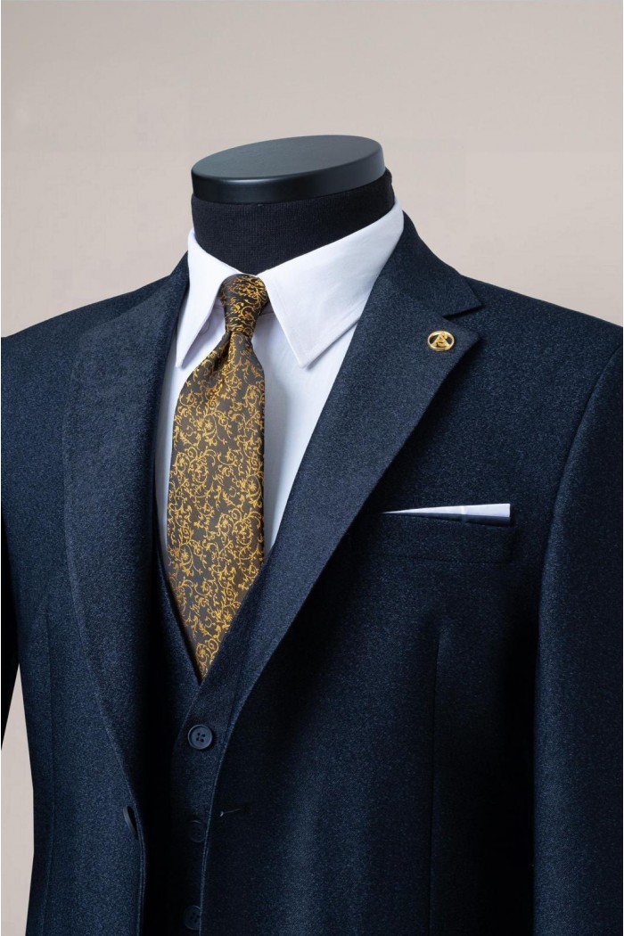 Alfa Suit Slim Fit Koyu Gri Düz Takım Elbise Alfa Suit Slim Fit Koyu Gri Düz Takım Elbise