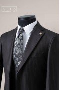 Alfa Suit Slim Fit Koyu Gri Düz Takım Elbise Alfa Suit Slim Fit Koyu Gri Düz Takım Elbise