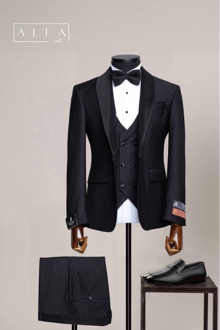 Alfa Suit Slim Fit Açık Gri Düz Takım Elbise Alfa Suit Slim Fit Açık Gri Düz Takım Elbise