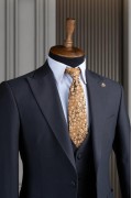 Alfa Suit Slim Fit Koyu Gri Düz Takım Elbise Alfa Suit Slim Fit Koyu Gri Düz Takım Elbise