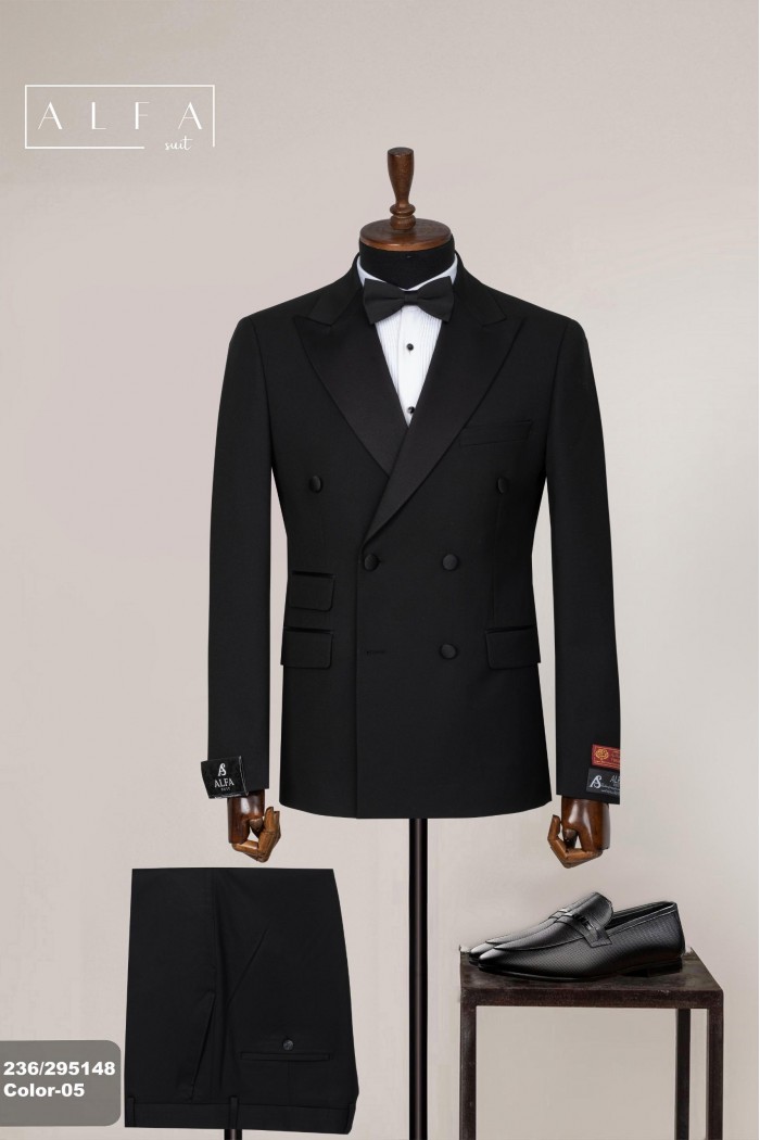 Alfa Suit Slim Fit Açık Gri Düz Takım Elbise Alfa Suit Slim Fit Açık Gri Düz Takım Elbise