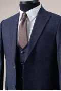 Alfa Suit Slim Fit Koyu Gri Düz Takım Elbise Alfa Suit Slim Fit Koyu Gri Düz Takım Elbise