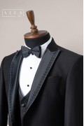 Alfa Suit Slim Fit Koyu Gri Düz Takım Elbise Alfa Suit Slim Fit Koyu Gri Düz Takım Elbise