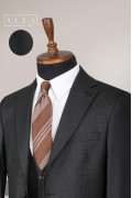 Alfa Suit Slim Fit Koyu Gri Düz Takım Elbise Alfa Suit Slim Fit Koyu Gri Düz Takım Elbise