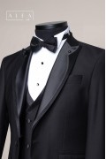 Alfa Suit Slim Fit Koyu Gri Düz Takım Elbise Alfa Suit Slim Fit Koyu Gri Düz Takım Elbise