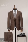 Alfa Suit Slim Fit Açık Gri Düz Takım Elbise Alfa Suit Slim Fit Açık Gri Düz Takım Elbise