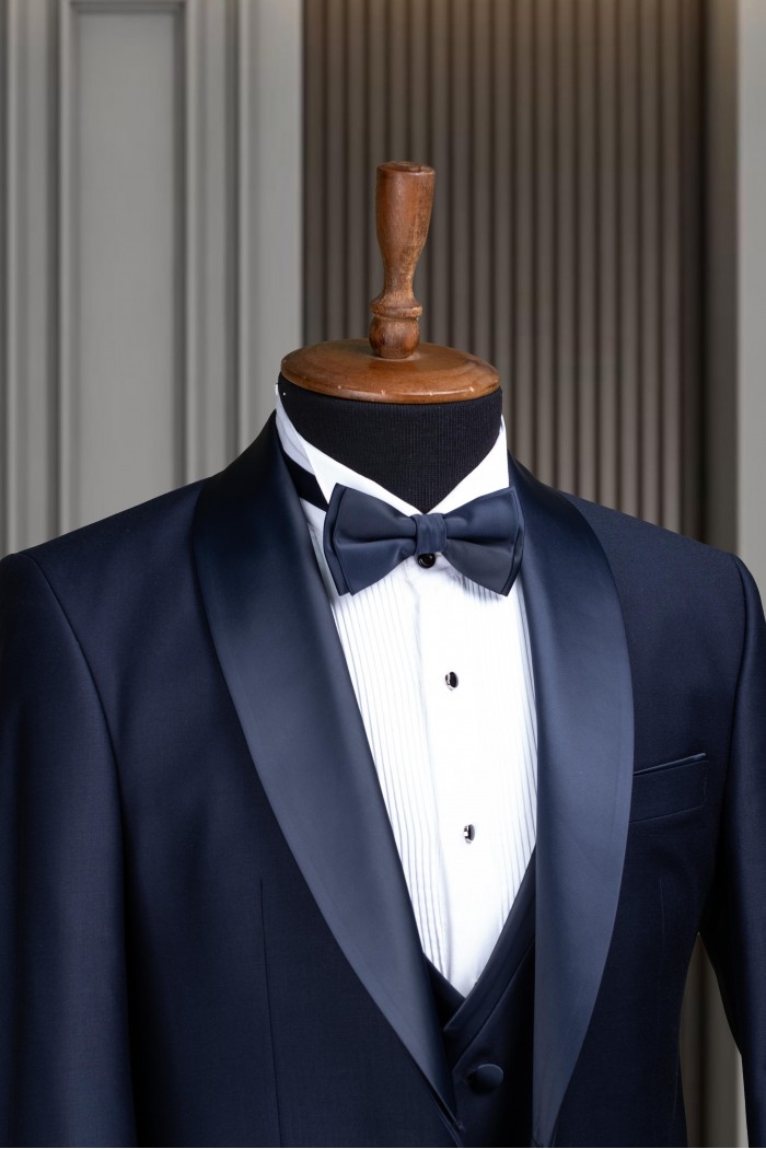 Alfa Suit Slim Fit Koyu Gri Düz Takım Elbise