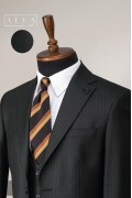 Alfa Suit Slim Fit Koyu Gri Düz Takım Elbise