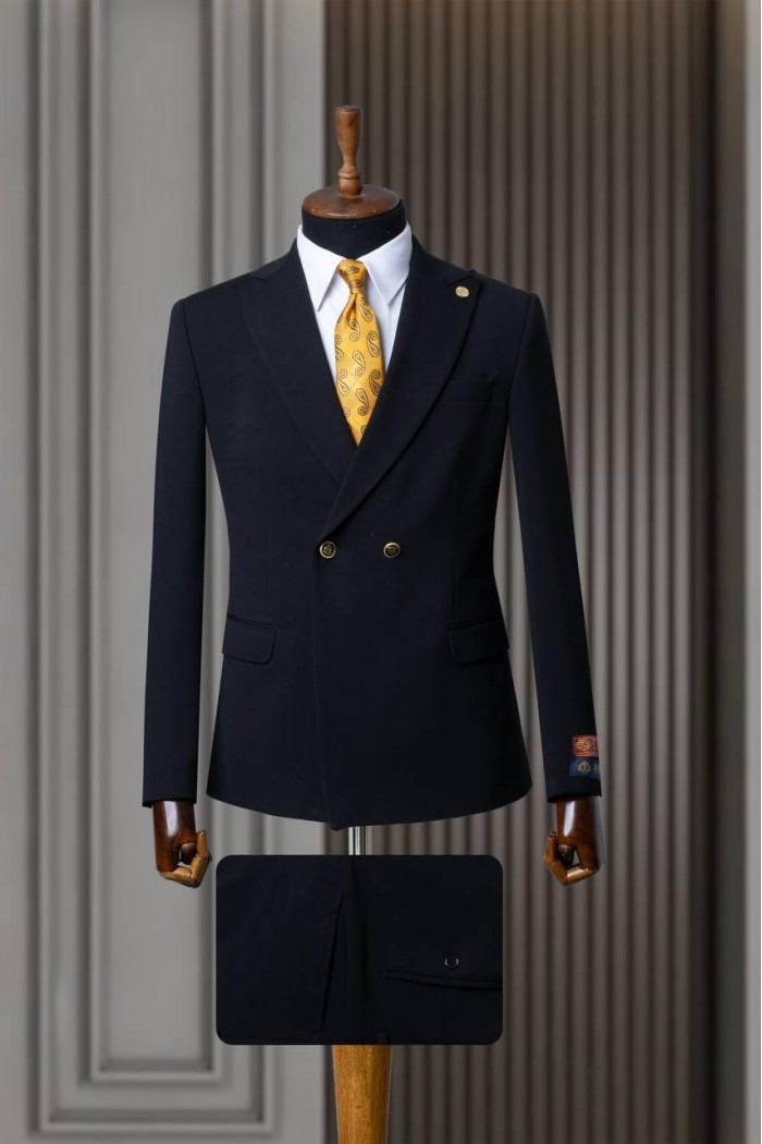 Alfa Suit Slim Fit Koyu Gri Düz Takım Elbise