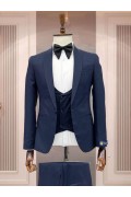 Alfa Suit Slim Fit Açık Gri Düz Takım Elbise