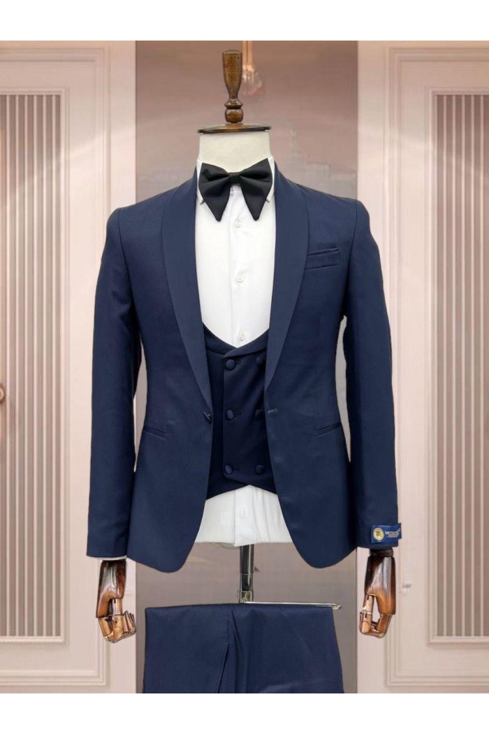 Alfa Suit Slim Fit Açık Gri Düz Takım Elbise