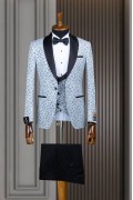 Alfa Suit Slim Fit Koyu Gri Düz Takım Elbise