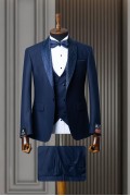 Alfa Suit Slim Fit Koyu Gri Düz Takım Elbise