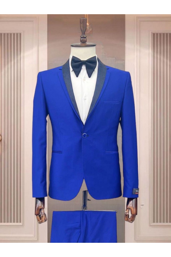 Alfa Suit Slim Fit Açık Gri Düz Takım Elbise