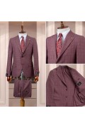 Alfa Suit Slim Fit Açık Gri Düz Takım Elbise