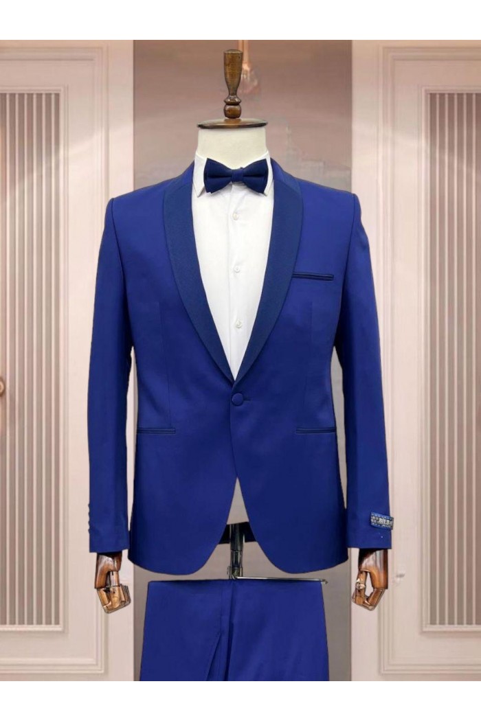 Alfa Suit Slim Fit Açık Gri Düz Takım Elbise