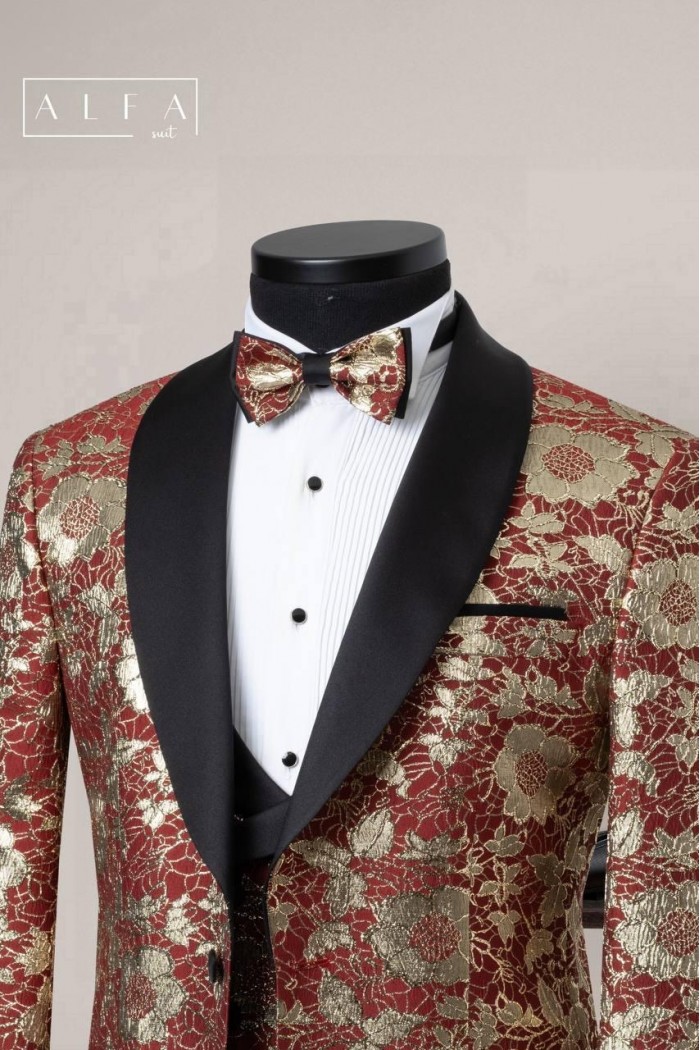 Alfa Suit Slim Fit Açık Gri Düz Takım Elbise